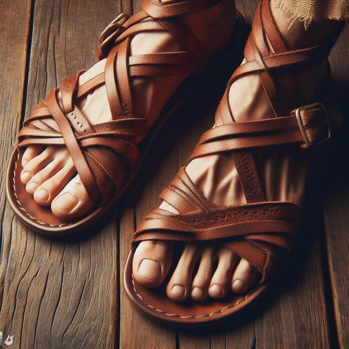 Pictures of Jesus Sandals